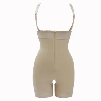 Women Fashion Solid Color Spaghetti Strap Rompers Shapewear