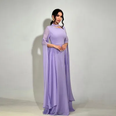 Women Fashion Sexy Elegant Solid Color Long Sleeve Loose Dress