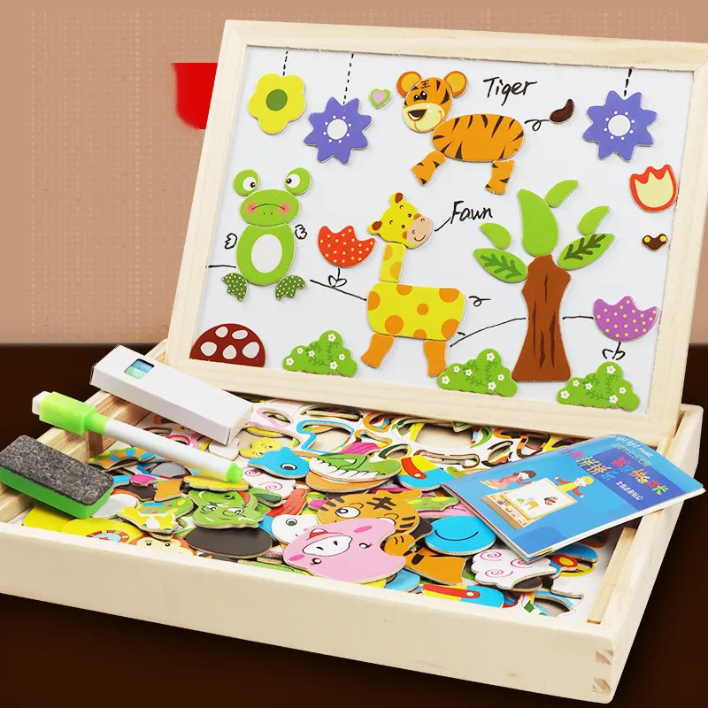 Kids Multifunctional Early Education Magnetic Puzzle Toys