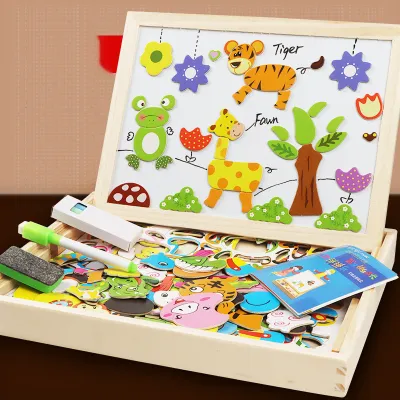 Kids Multifunctional Early Education Magnetic Puzzle Toys