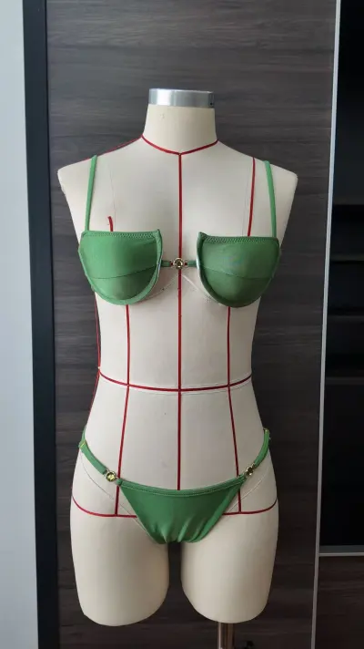 Women Fashion Sexy Solid Color Bikini Swimsuit