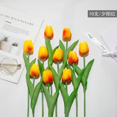 Soft Pu Tulip Simulation Bouquet Home Decoration