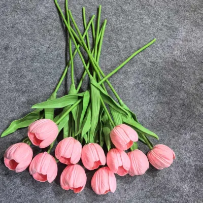 Soft Pu Tulip Simulation Bouquet Home Decoration