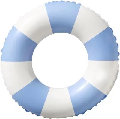 Fashion Thickened Stripe Double Airbag Swimming Ring