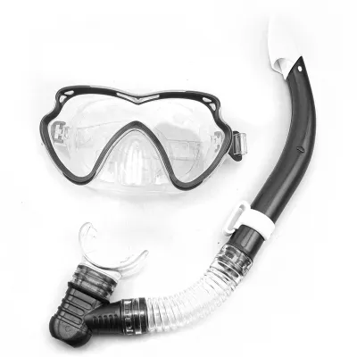 Large Frame Diving Goggles Semi-Dry Breathing Tube Two-Piece Diving Set