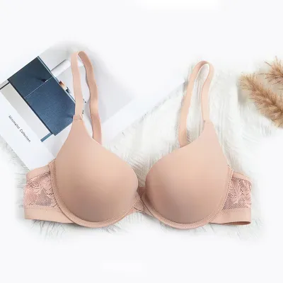 Women Fashion Sexy Solid Color Traceless Adjustable Push-Up Anti-Sagging Bra
