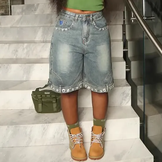 Women Fashion Casual Denim Shorts