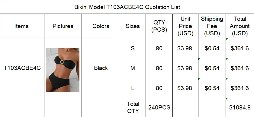 Separate Quotation Bikini Model T103ACBE4C