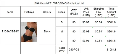 Separate Quotation Bikini Model T103ACBE4C