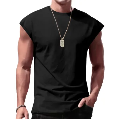 Men's Casual Solid Color Sleeveless Loose Tank Top