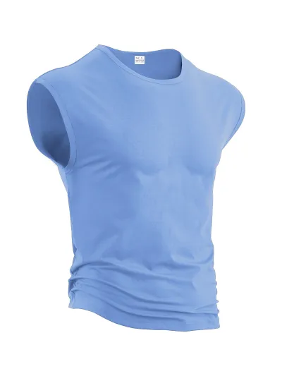 Men's Casual Solid Color Sleeveless Loose Tank Top