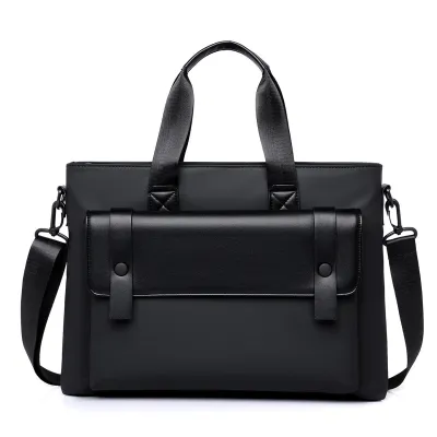 Men's Minimalist Luxury Travel Large Capacity Waterproof Crossbody Handbag Briefcase Bags