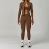 7790 Bra 7790 Pants 7725 Jacket (Three Piece)-D.Coffee