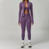 7790 Bra 7790 Pants 7725 Jacket (Three Piece)-Fog Purple