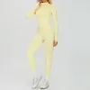 7725 Coat 7790 Trousers-Cream Yellow