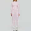 7725 Coat 7790 Pants-Pink