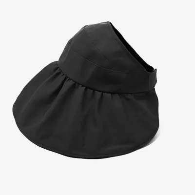 Women Fashion Casual Solid Color Big Brim Foldable Sun Hat