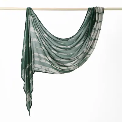Women Fashion Casual Ethnic Style Rayon Printed Long Scarf