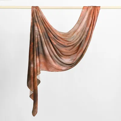 Women Fashion Casual Ethnic Style Rayon Printed Long Scarf
