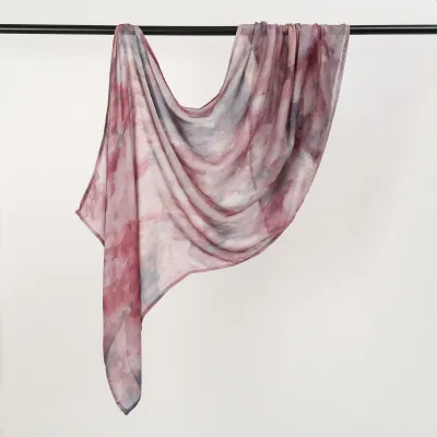 Women Fashion Casual Ethnic Style Rayon Printed Long Scarf
