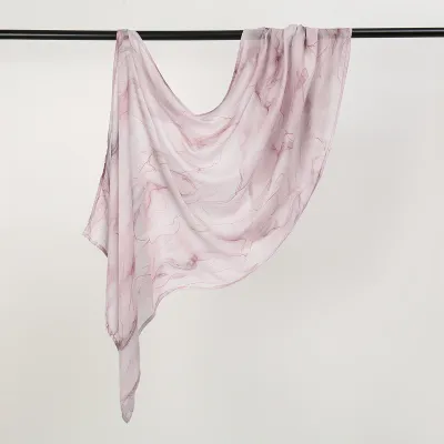 Women Fashion Casual Ethnic Style Rayon Printed Long Scarf