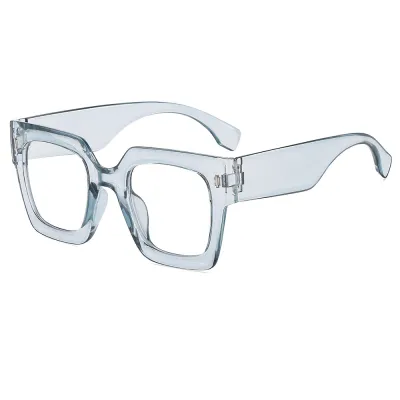 Women Fashion Casual Large Frame Square Anti-Uv Sunglasses