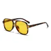 Tortoiseshell Frame, Yellow Lenses