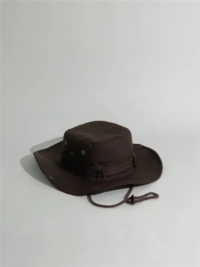 Men Fashion Casual Camouflage Outdoor Bucket Hat Acrylic Dome