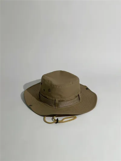 Men Fashion Casual Camouflage Outdoor Bucket Hat Acrylic Dome