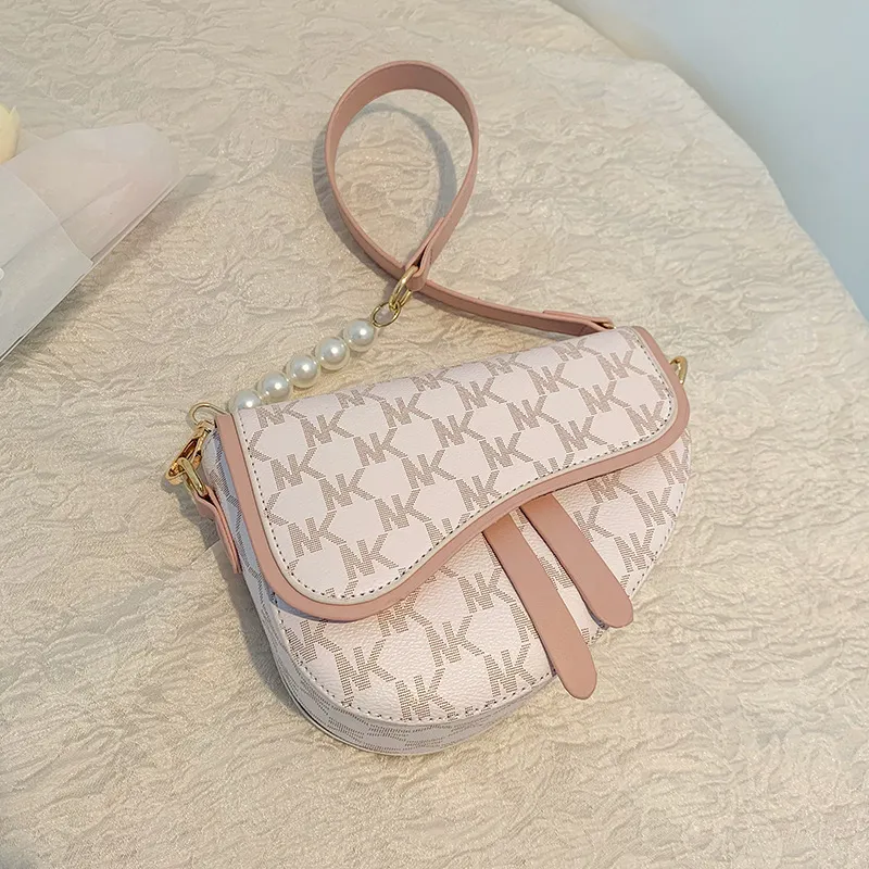 Women Fashion Casual Printed Saddle Crossbody Bags