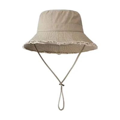 Women's Washed Cotton Solid Color Bucket Hat