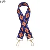 No. 61 Blue Orange Rhombus Gold Buckle