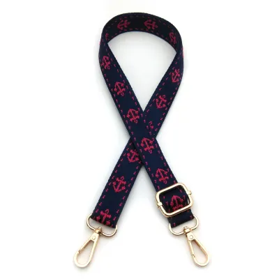 Fashion Ethnic Multicolor Jacquard Strap Bag Accessories