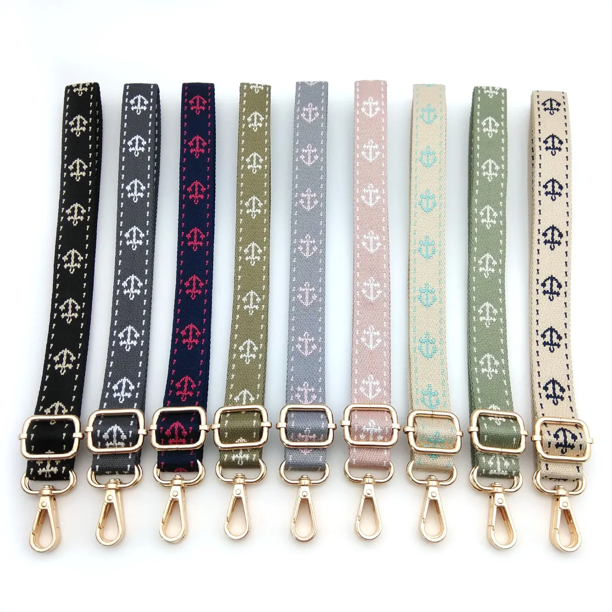 Fashion Ethnic Multicolor Jacquard Strap Bag Accessories