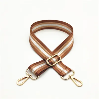 Fashion Bright Gold Line Adjustable Strap Bag Accessories