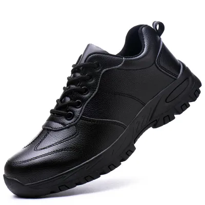 Men Fashion Casual Solid Color Waterproof Anti Slip Sneakers with Microfiber Leather