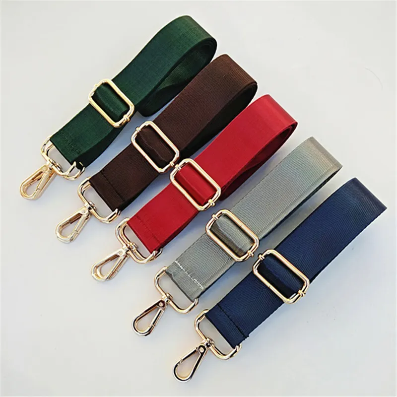 Fashion Solid Color Adjustable Long Strap Bag Accessories