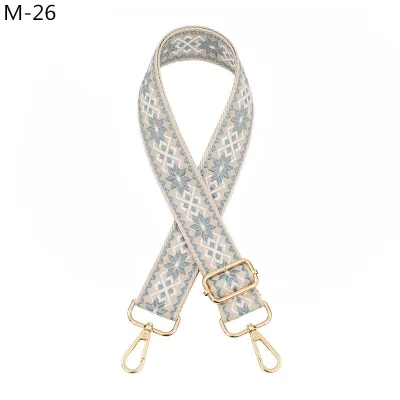 Fashion Casual Jacquard Adjustable Long Strap Bag Accessories