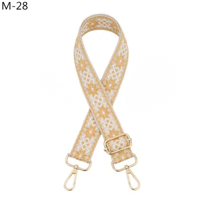 Fashion Casual Jacquard Adjustable Long Strap Bag Accessories