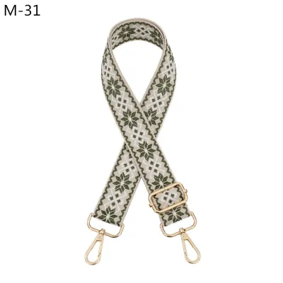 Fashion Casual Jacquard Adjustable Long Strap Bag Accessories