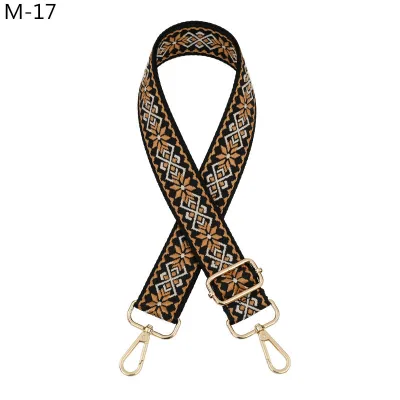 Fashion Casual Jacquard Adjustable Long Strap Bag Accessories