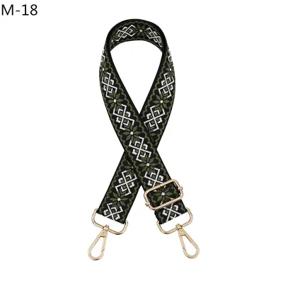 Fashion Casual Jacquard Adjustable Long Strap Bag Accessories