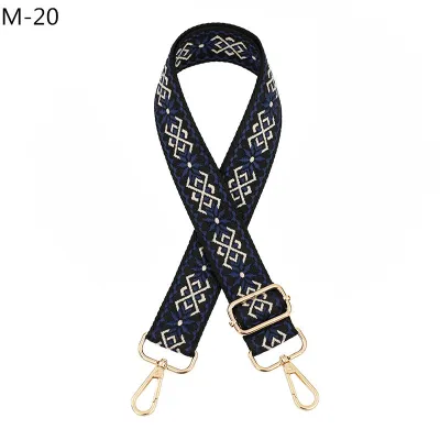Fashion Casual Jacquard Adjustable Long Strap Bag Accessories