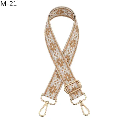 Fashion Casual Jacquard Adjustable Long Strap Bag Accessories