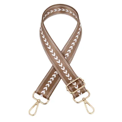 Fashion Casual Jacquard Adjustable Replacement Long Strap Bag Accessories