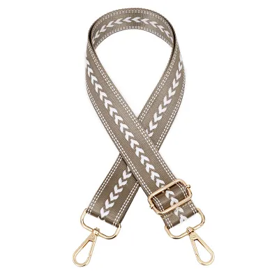 Fashion Casual Jacquard Adjustable Replacement Long Strap Bag Accessories