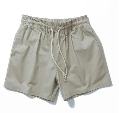 Men's Quick-Drying Casual Solid Color Beach Shorts with Printing