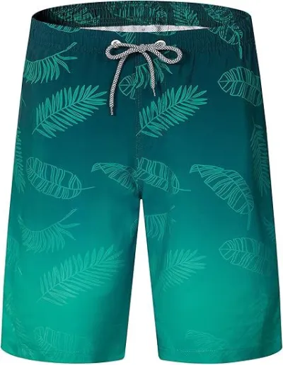 Men's Fashion Casual Printed Beach Shorts Ultra-Soft Polyester