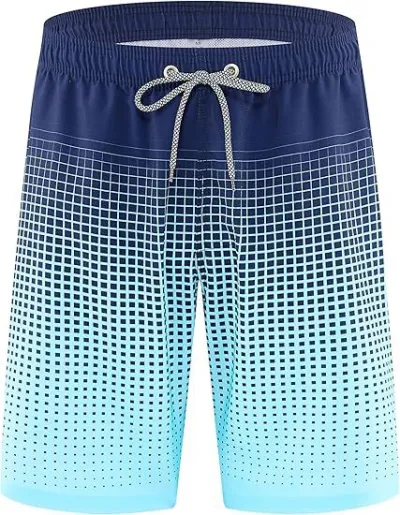 Men's Fashion Casual Printed Beach Shorts Ultra-Soft Polyester