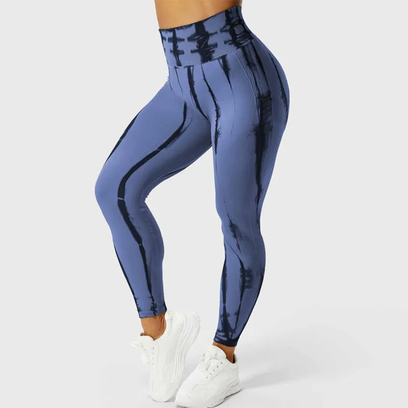 Women Fashion Sexy Printed Quick-Drying Sports Yoga Leggings